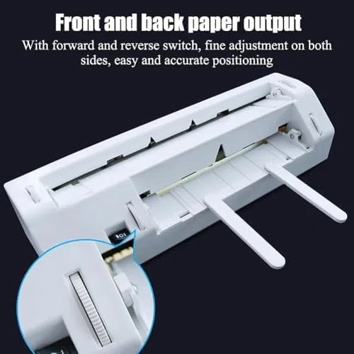 Automatischer Visitenkartenschneider – Professioneller elektrischer Papierschneider für Standardkarten (90 x 54 mm), A4-Schneidefunktion, ideal für Einladungen, Mitgliedskarten und