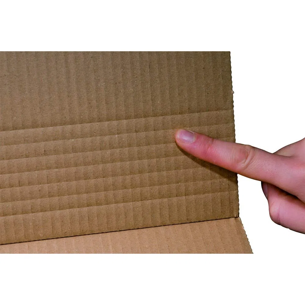 PROREGAL Mega Deal 100x Universalverpackung A4 | LxBxH 305x235x92 mm | mittige Aufnahme | mit Selbstklebeverschluss & Aufreißfaden | variable Füllhöhe | portooptimiert | braun | Wickelverpackung