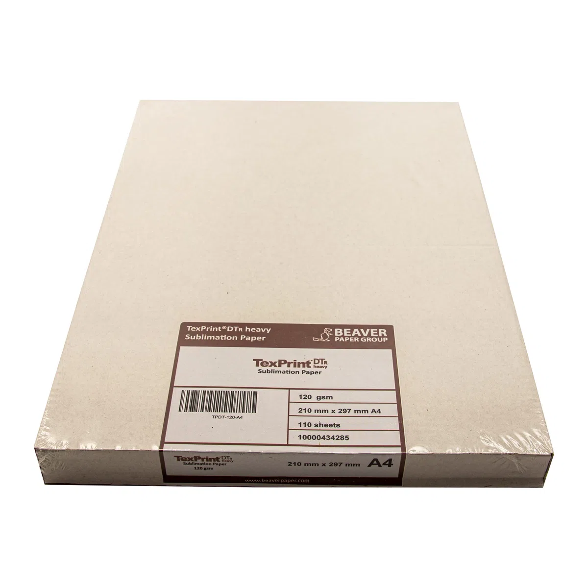 airbrush-city Sublimationspapier Transferfolie Plotterfolie TexPrint-DTR 110 Stück A4 Sublimation