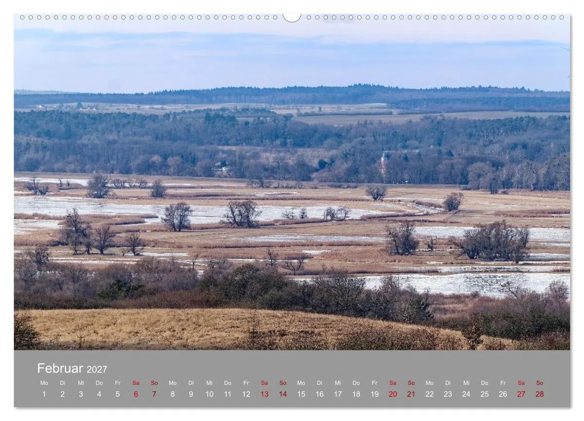 CALVENDO · Nationalpark Unteres Odertal (Kalender 2027) | DIN A2 Querformat · Wandkalender · Weite Landschaften und Übersichten im Odertal