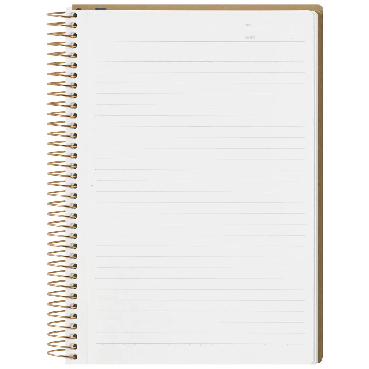 Maruman Spiralnotiz Basic (N237OHFS), 14,8 x 21,2 cm (A5), 6,5 mm, 26-liniert, 150 Blatt