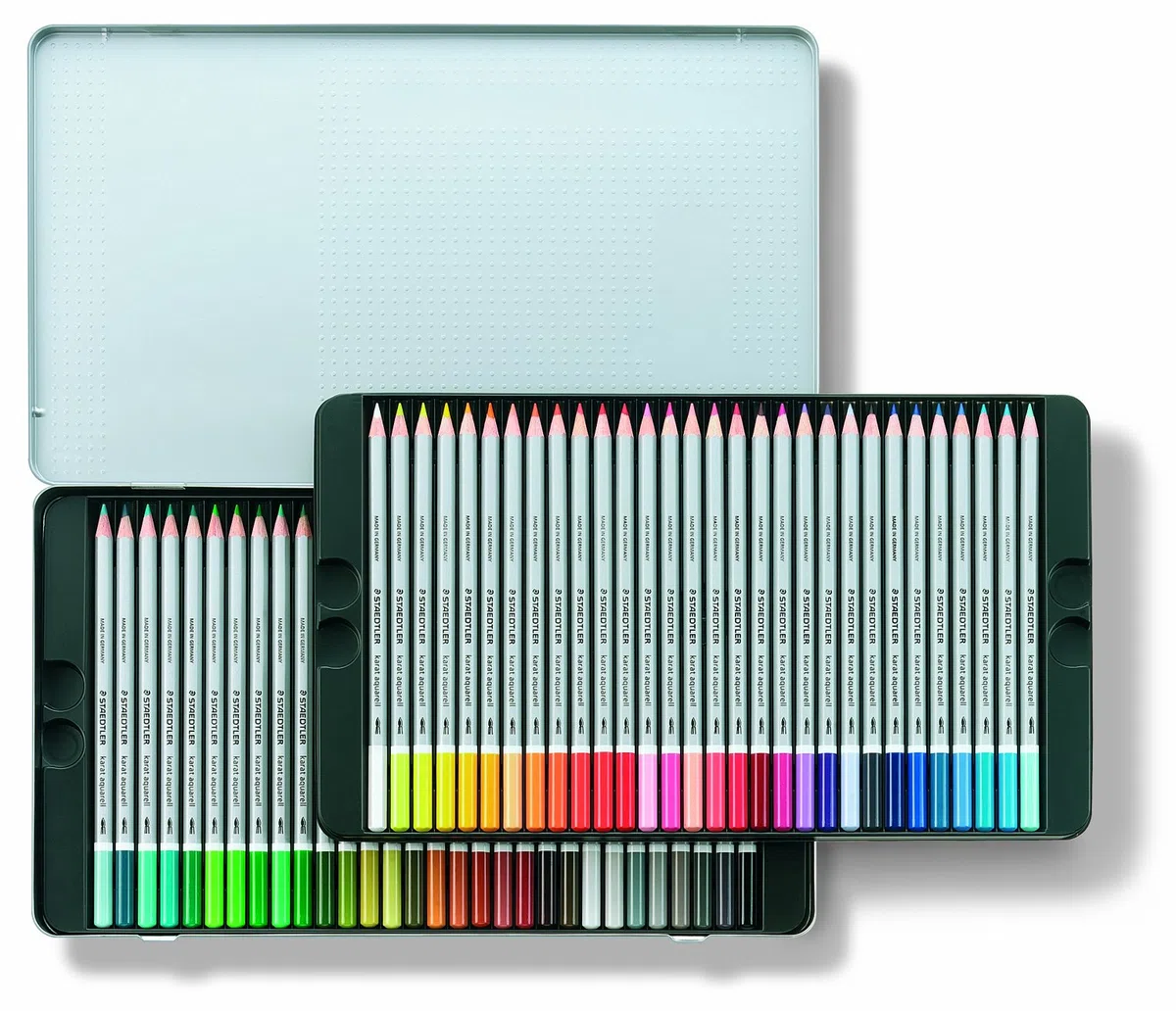 Staedtler Karat Aquarell Premium Watercolor Pencils, Set of 60 Colors (125M60) by Staedtler