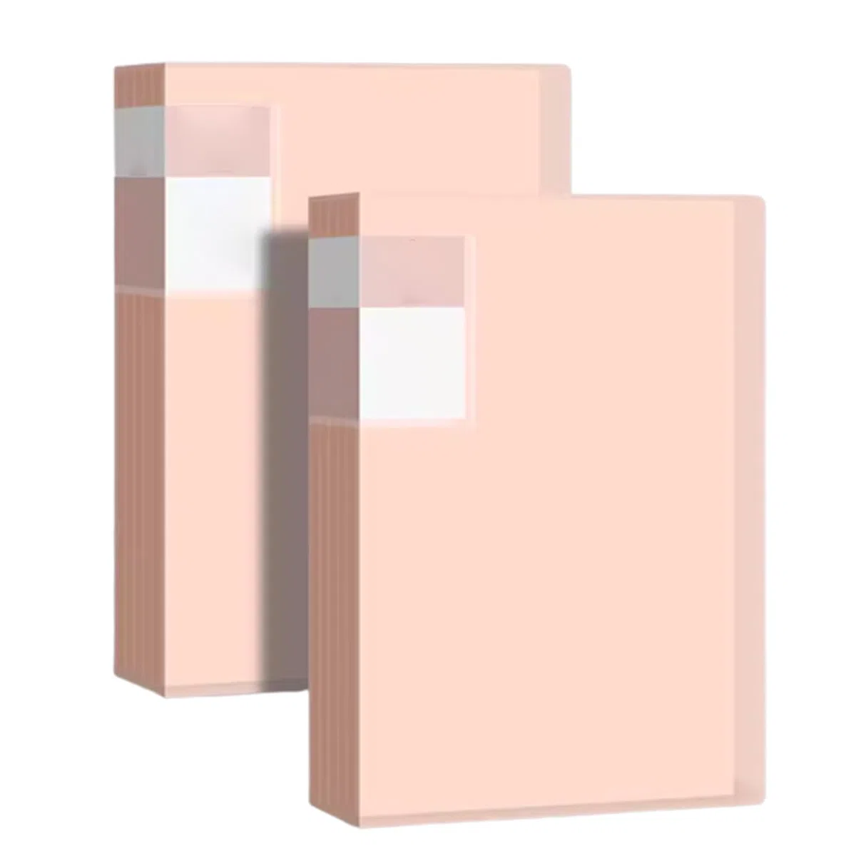 A4 Sichtbücher 80 Hüllen, 2 Stück Dokumenten-Sichtmappen, Präsentationsmappe/Blau(Pink)