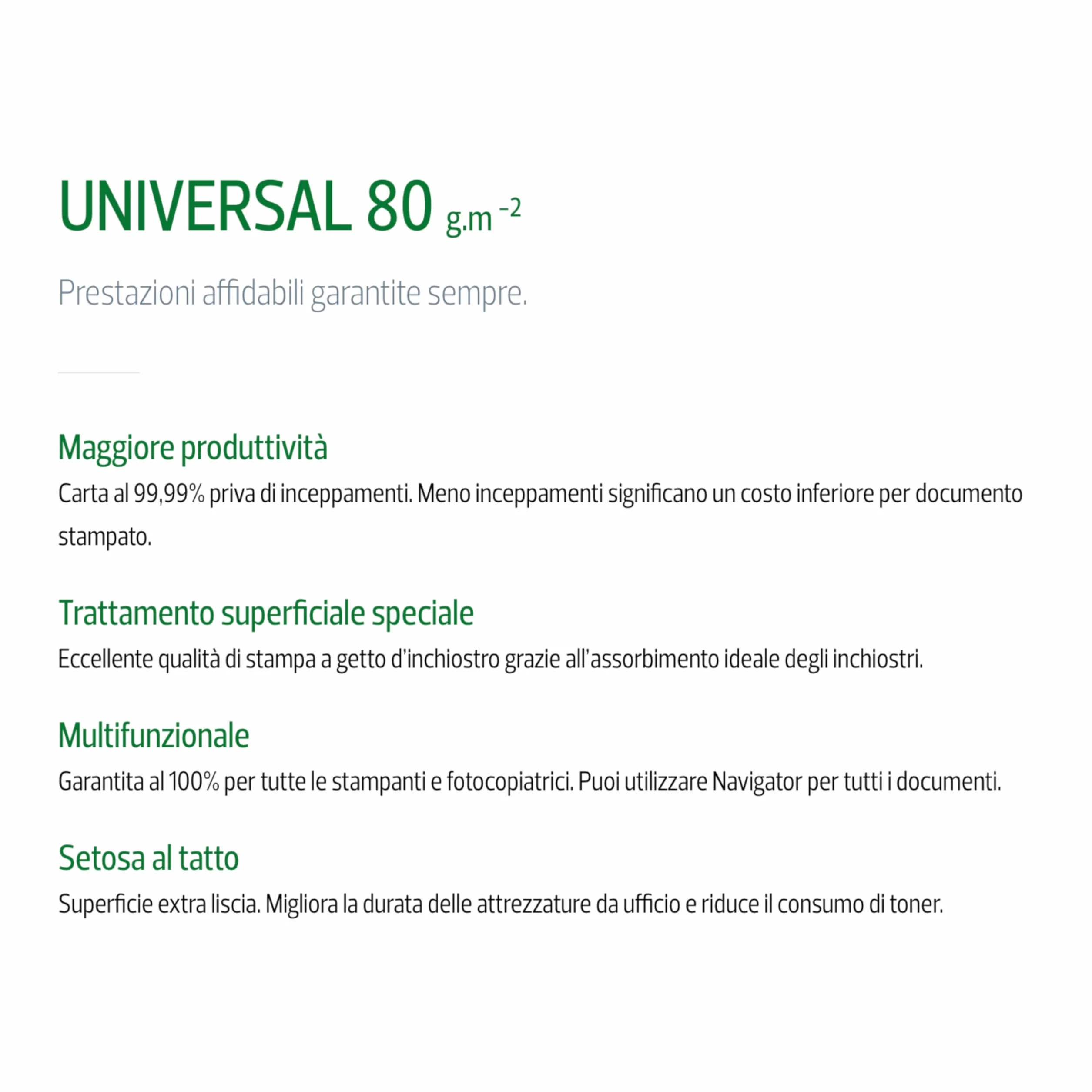Navigator Universal Premium Office Papier, Bürobedarf, A4, 80 g, 30 Blatt à 500 Blatt