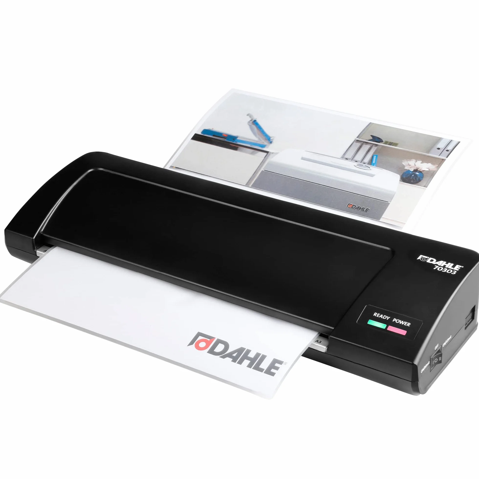 Dahle 70303 Laminiergerät (bis A3, Heißlaminieren, 40 sek. Aufheizzeit) Schwarz