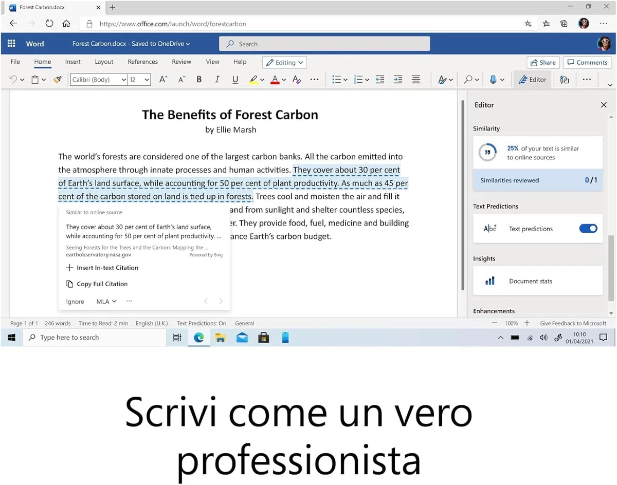 Office 2021 Home and Business - Alle klassischen Office-Anwendungen - Für 1 PC/Mac