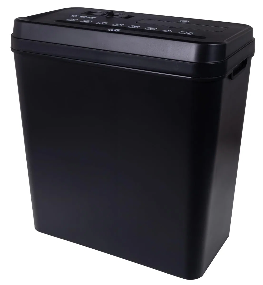 Office Products Aktenvernichter/für Papier CD/DVD / 10 Blätter Querschnitt/Behälter 14 l/Schwarz/Papierschredder für kleinen Büro und Heimgebrauch Hause