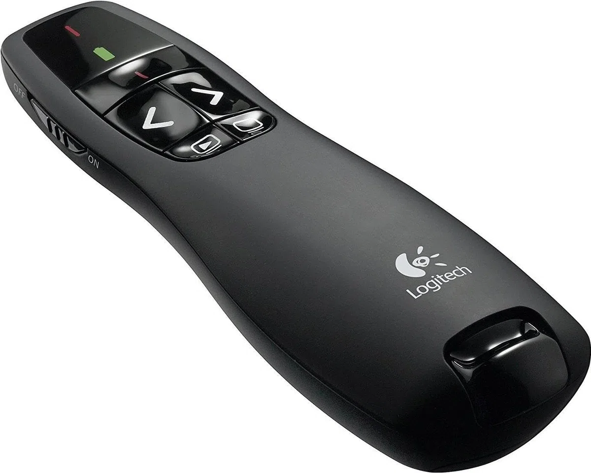 Logitech R400 Wireless Presenter RF Black, 910-001354