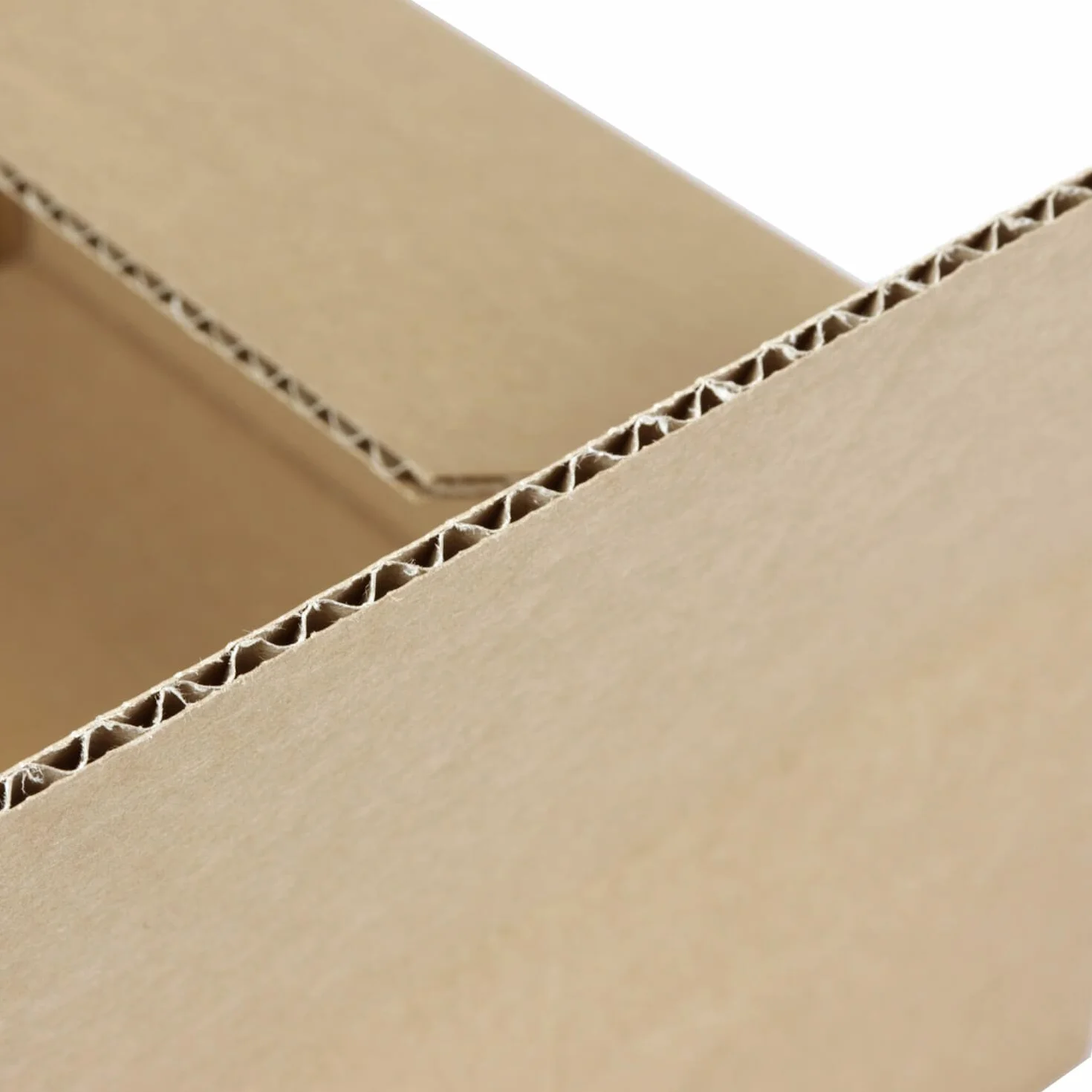 smiley pack 100 Stück Faltkartons 500 x 300 x 300 mm braun KK108 Versandkarton Verpackungskartons 50 x 30 x 30 cm aus Wellpappe 1 wellig Karton Pappkarton Versandbox Paket Päckchen