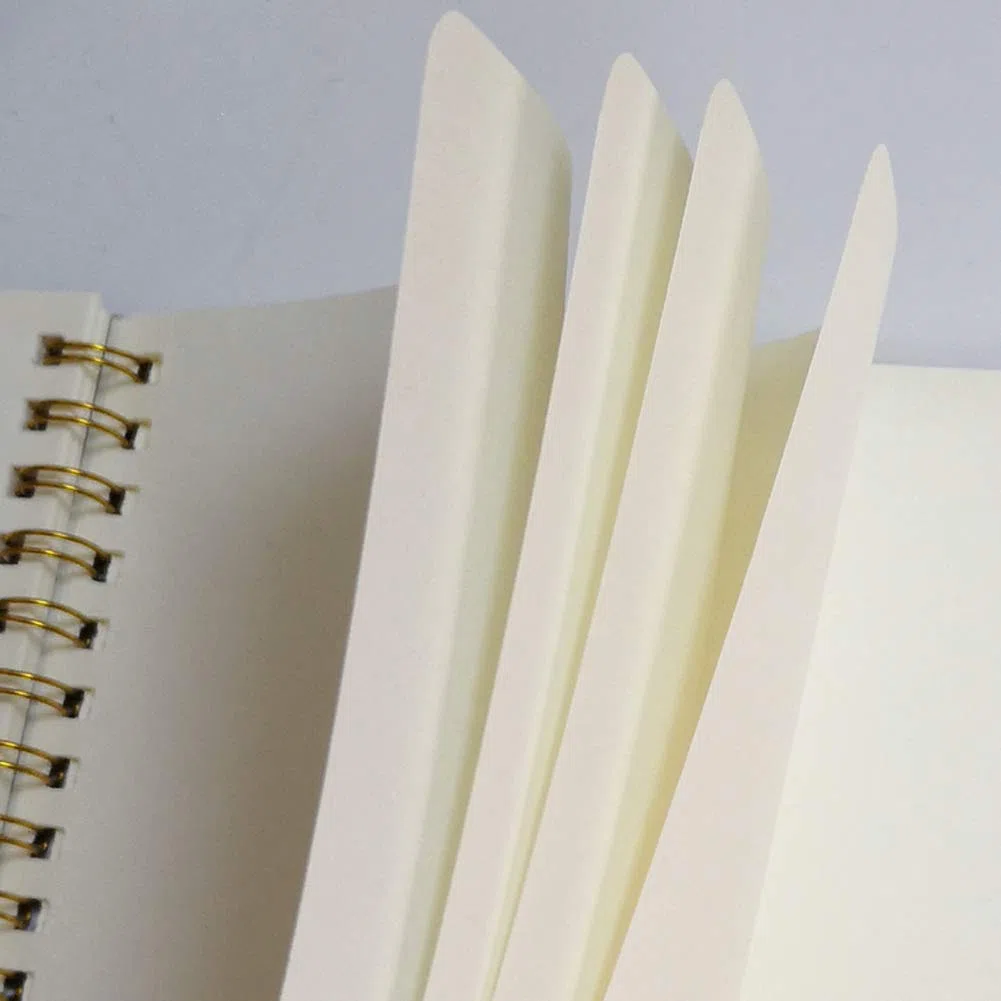 YUREE Spiral Notizbuch A5 / Softcover Spiralbuch, blanko Seiten, 50 Blatt (100 Seiten), 21,5 x 14,7 cm, Braun, 20 Stück