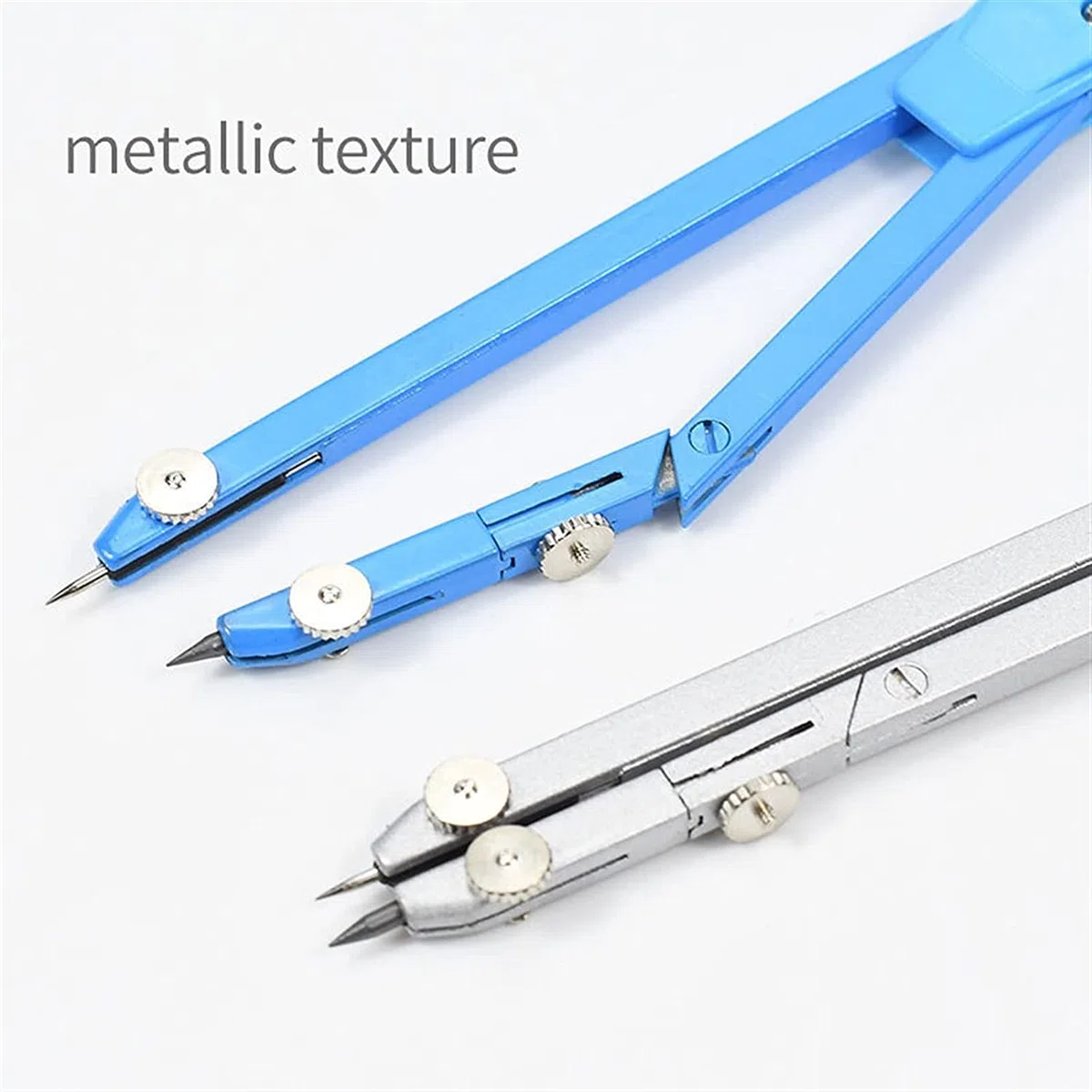 Mathematik-Kompass Professioneller Geometrie-Kompass – Kompasse Zeichenwerkzeuge Zeichen-Mathe-Kompass-Set, for Zeichenschule Holzbearbeitung (1PC) Kompass für Geometrie (Color : COLOR 2) (Color 1 )