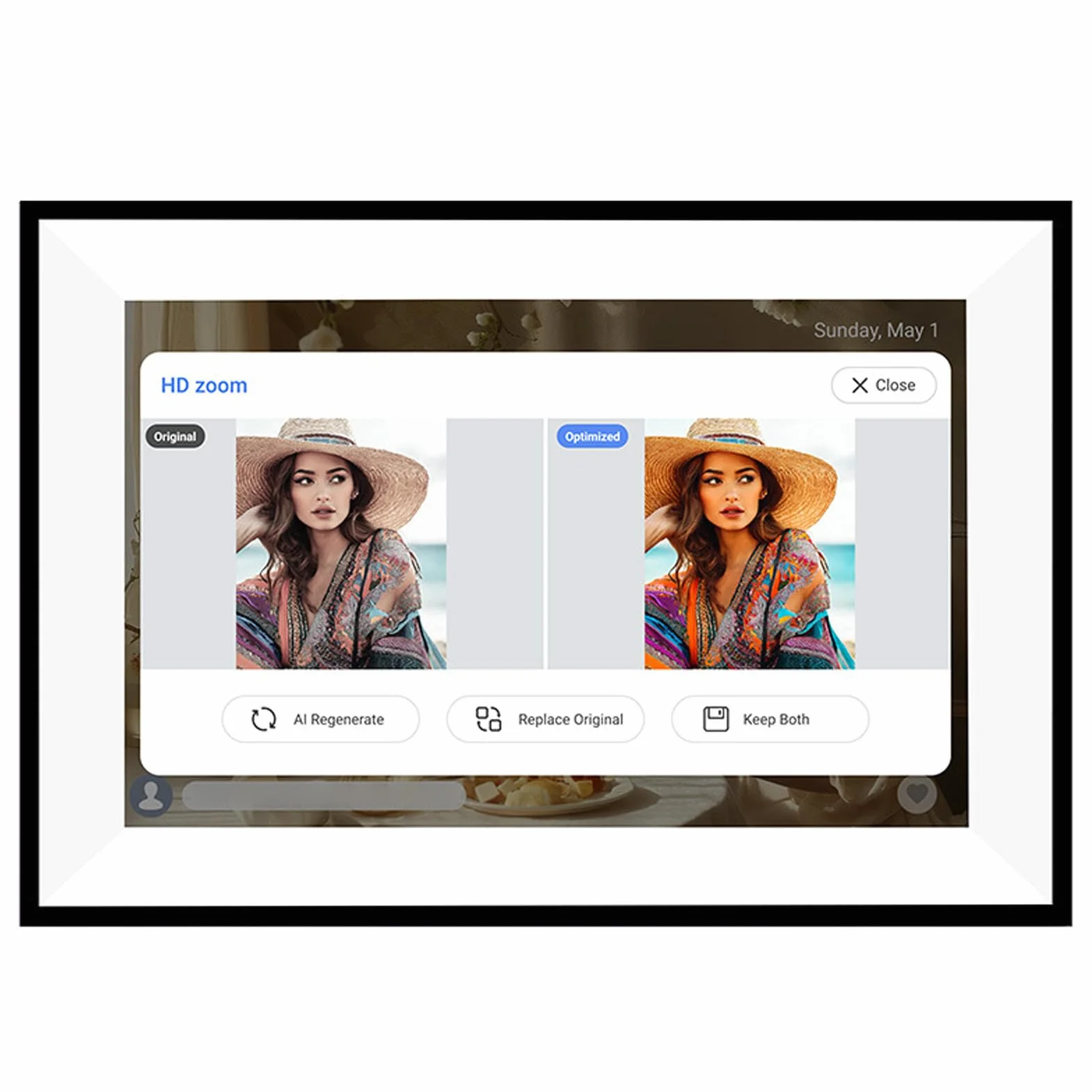 Goshyda 10.1in Digitaler Kalender, Intelligentes Hochgeschwindigkeits -Touchscreen -Display, Benutzerfreundlich