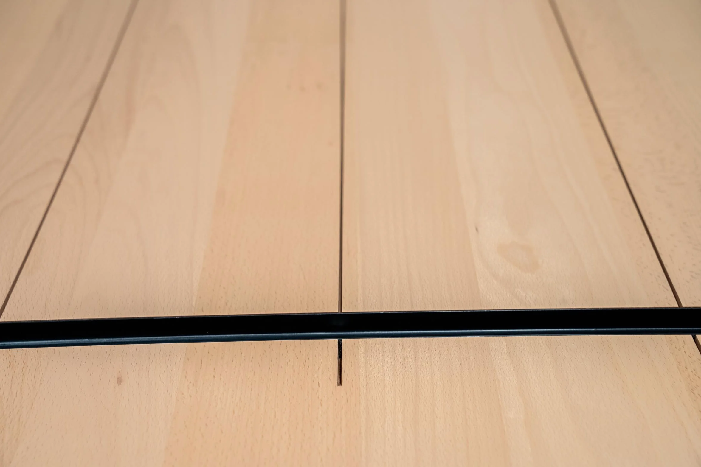 Tischplatte Schreibtischplatte Buche Massivholz Schweizer Kante (120 x 60 cm)