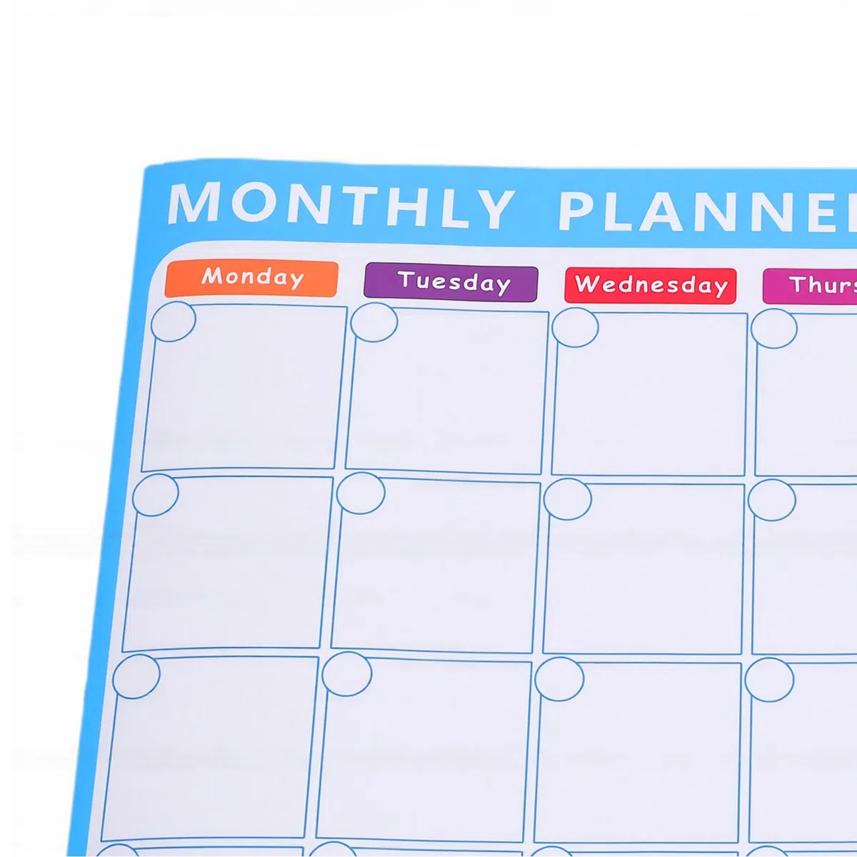 Zerodis 4 Stück Kühlschrankkalender, Starker Magnet, Familienplanungsnabe, Trocken Abwischbarer Magnetischer Kalender, Inklusive 4 Whiteboards, 12 Stiften und (Sets roter, blauer, schwarzer Stift)