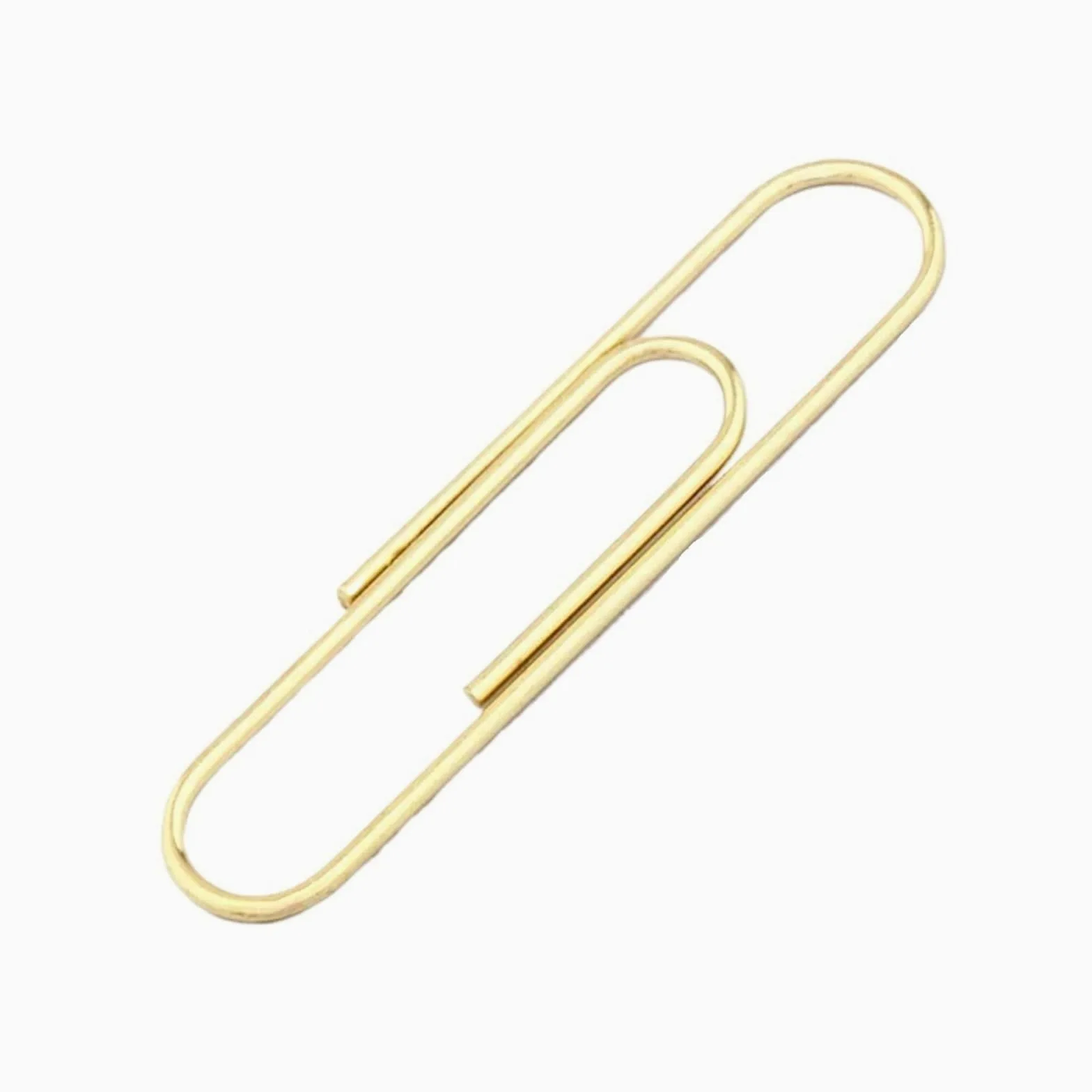 Büroklammern 10Pcs 15/28/33/50mm Notebook Memo Pad Bookmark Binder Paperclips Accessories Paper Clips Binding Supplies Student Office Stationary(Golden -50mm)