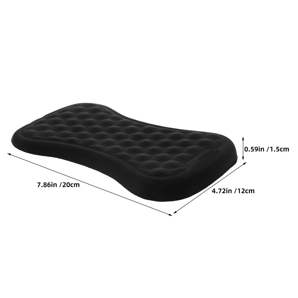 2 Stück Ergonomische Handgelenkauflagen aus Memory-schaum Komfortable Maus Tastaturstütze für Büro Gaming und Laptop Rutschfestes Vielseitiges Handgelenkkissen zur Schmerzlinderung