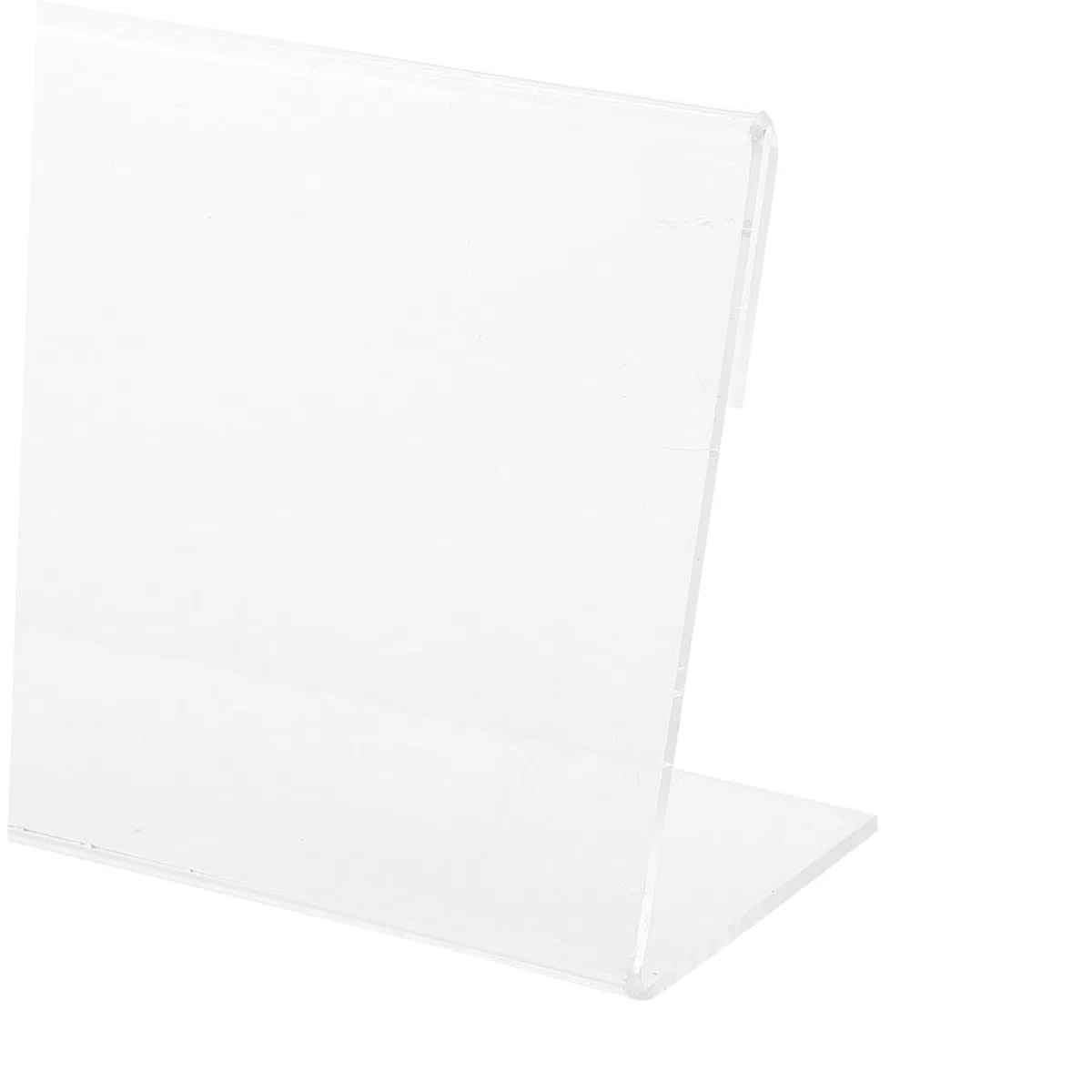 NUOBESTY 200stücke Förmige Acryl Preisschildhalter Transparente Preisetikettenständer Für Restaurants Geschäfte Und Messen Installieren