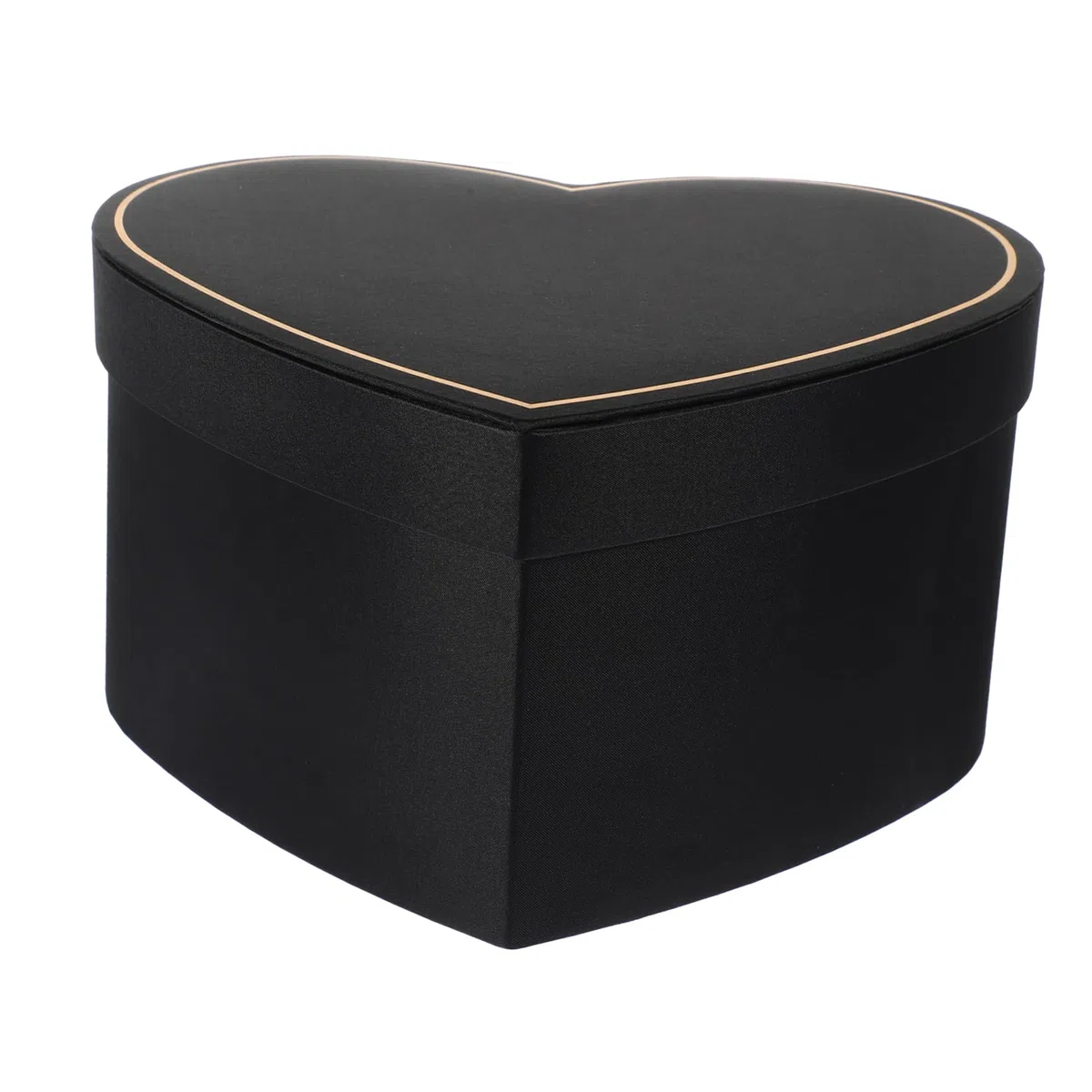 Gadpiparty Herzförmige Geschenkbox Mit Deckel Mittlere Aufbewahrungsbox Aus Stabilem Material Schwarz Für Gastgeschenke Süßigkeiten Und Blumenarrangements Bei Hochzeiten Und Feiern