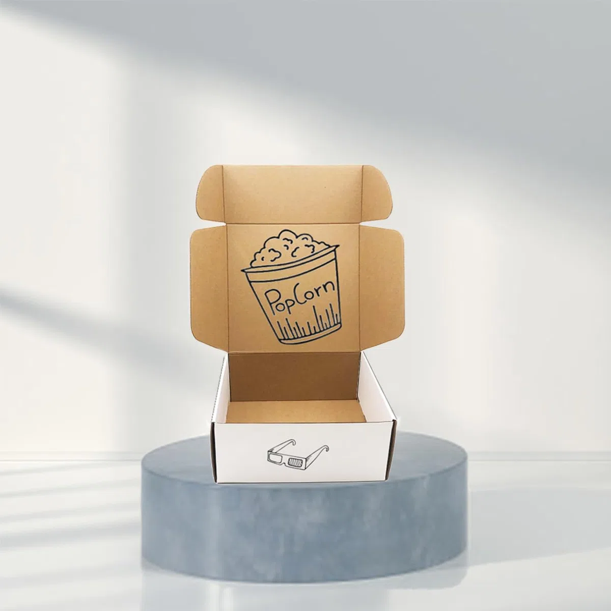 Versandkartons, 22,9 x 22,9 x 10,2 cm, 20 Stück, weiß, Wellpappe, Versandkartons zum Verpacken von kleinen Unternehmen