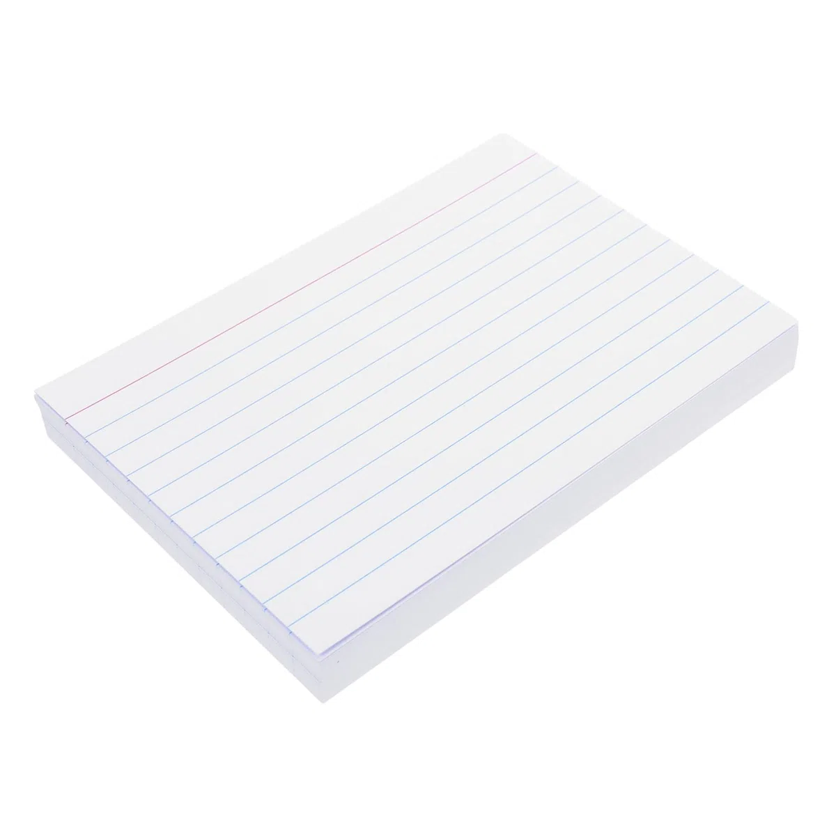Gatuida 200 Stück Linierte Karteikarten 4 Zoll Dickes Kartonpapier Horizontal Liniert Glatte Oberfläche für Lernen Büro Schule