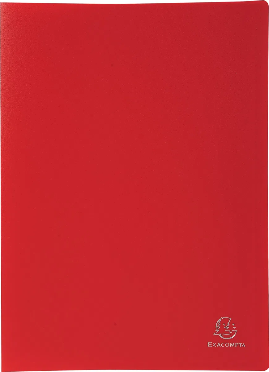 Exacompta 8560E 8er Pack Premium Sichtmappe aus blickdichten Kunststoff DIN A4 mit 60 Klarsichthüllen, 120 Sichten, farbig sortiert, perfekt für die Schule und das Büro Aktenhülle, Prospekthülle