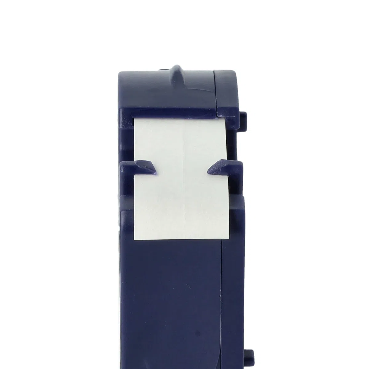 vhbw 10x Schriftband Plastik kompatibel mit Dymo LetraTag Plus LT-100T | XM, 2000, LT-100H Etiketten-Drucker Schwarz auf Weiß 4m x 12mm