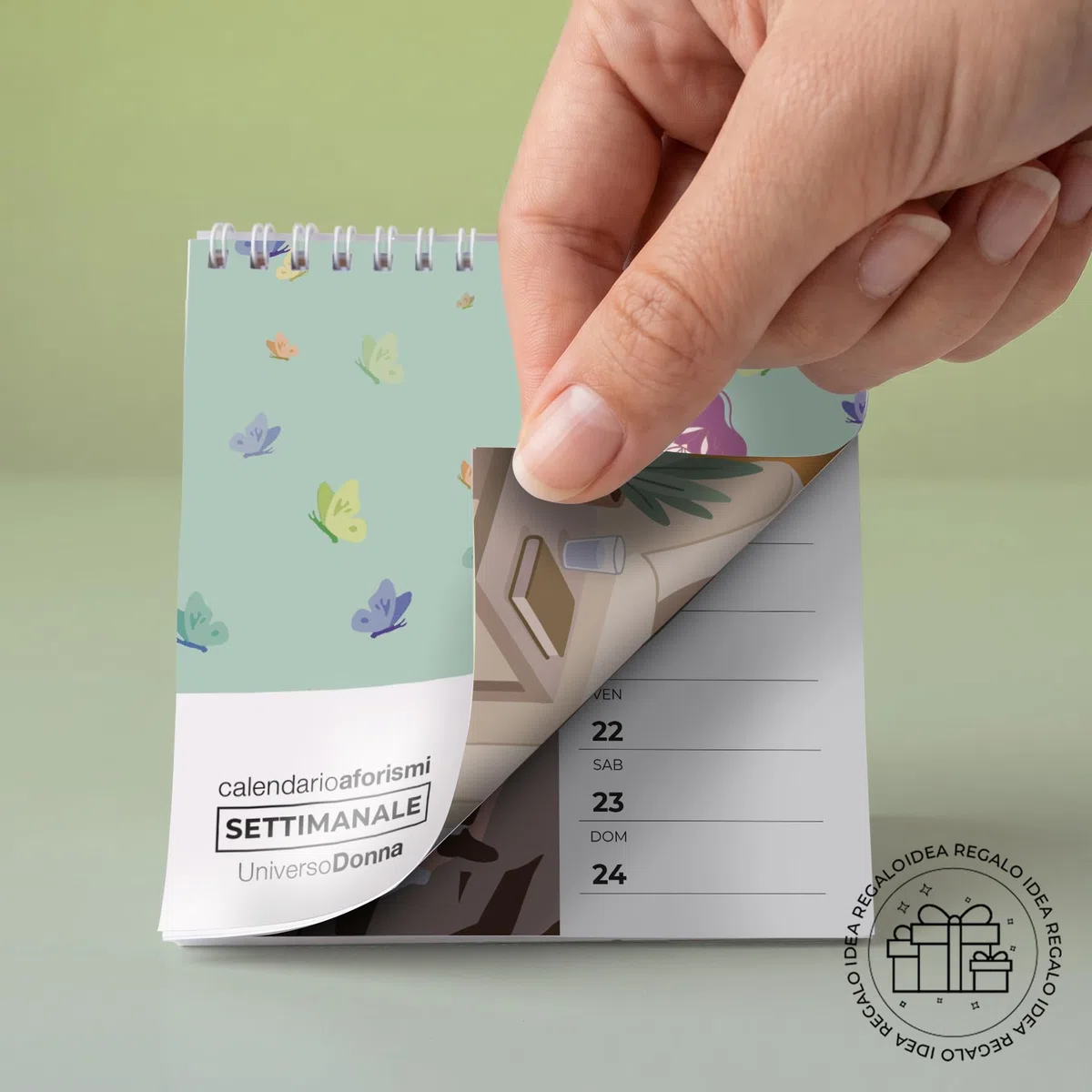 Q&B Grafiche Wochenkalender 2027 Frauen für den Schreibtisch | Tischkalender mit Spirale | Wochenplaner, Motivation und Geschenkidee für Büro und Zuhause (2027 | 3 Stück)