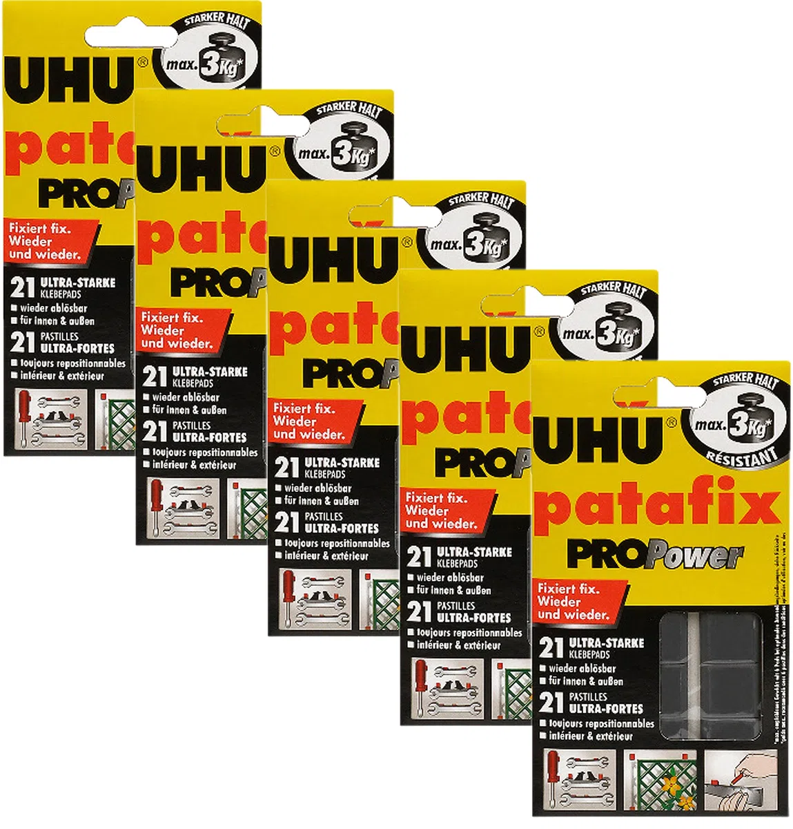 UHU Klebepads (PROPower - 105 Stück)