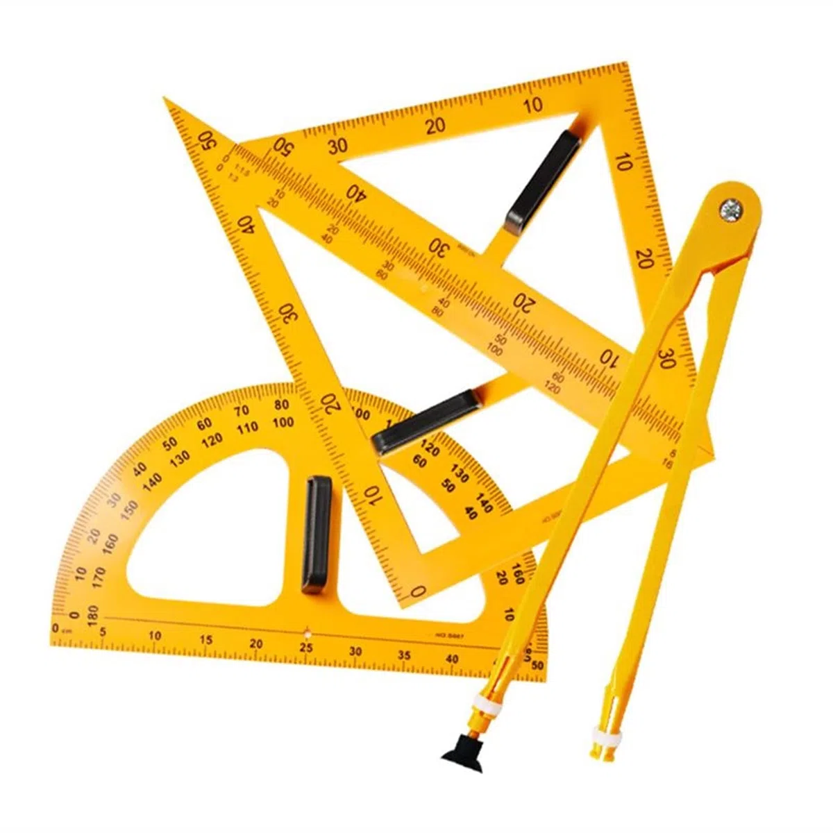 SUNESA Geometrie-Kit Mathematik-Geometrie-Kit-Set Kompass for Geometrie - Multifunktions-Lehre-Lineal-Set Dreieck-Kompasse-Winkelmesser-Messlineal-Math-Geometrie-Werkzeuge Geometrie Zirkel Set