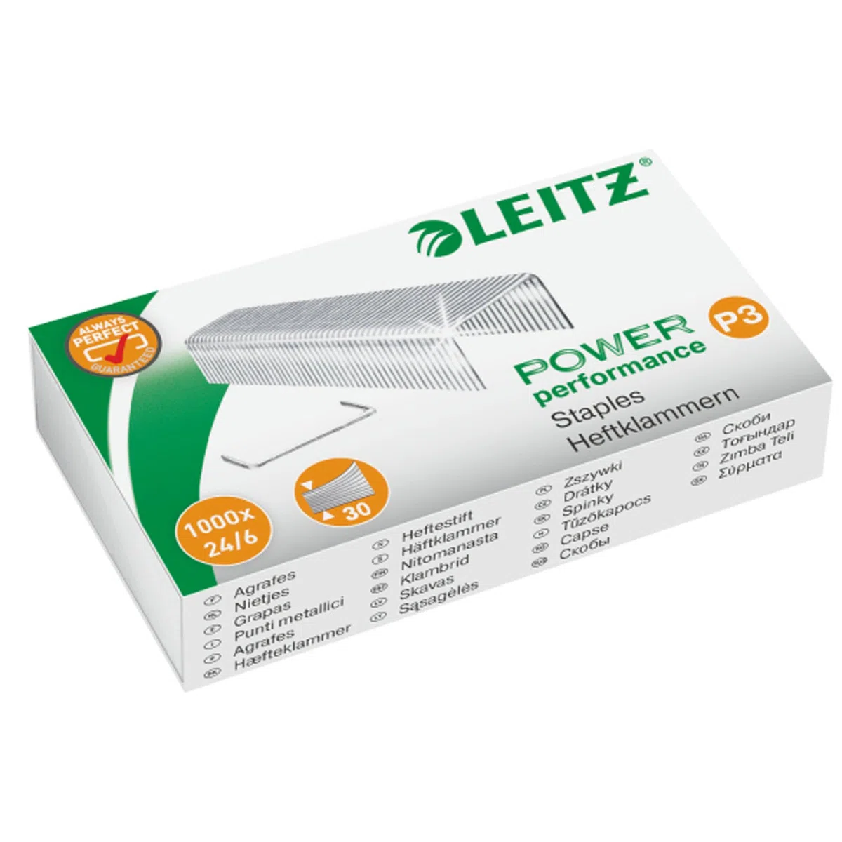 Leitz 5008 NeXXt Series Bürolocher, Metall, bis zu 30 Blatt/Kombi-Set mit Heftgerät + 1000 Klammern extra (blau)