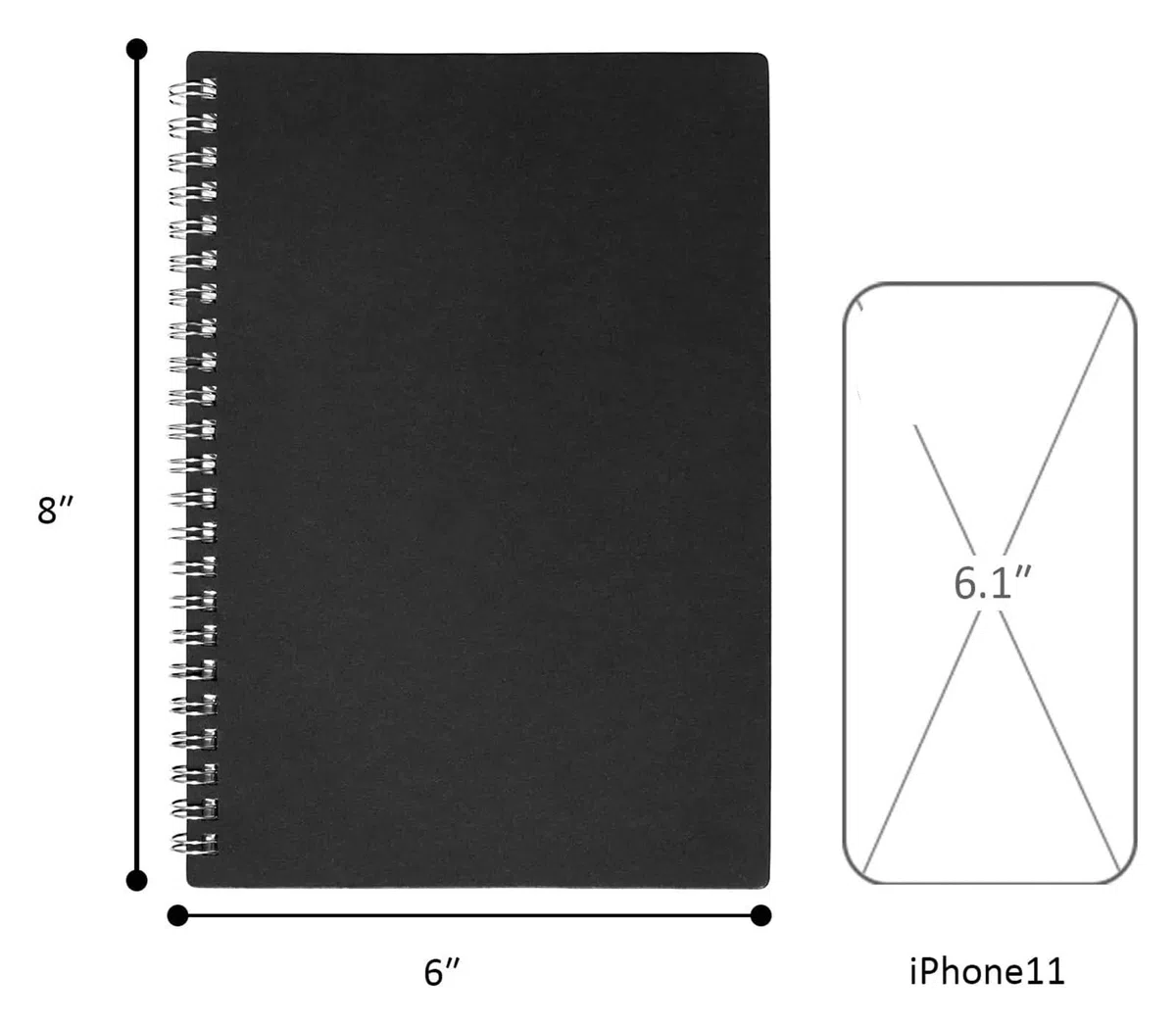 Notizbuch Kraft Softcover Spiralbindung Notizblöcke Tagebuch Planer 140 Seiten/70 Blätter Für Zuhause und Büro(Brown,A5)