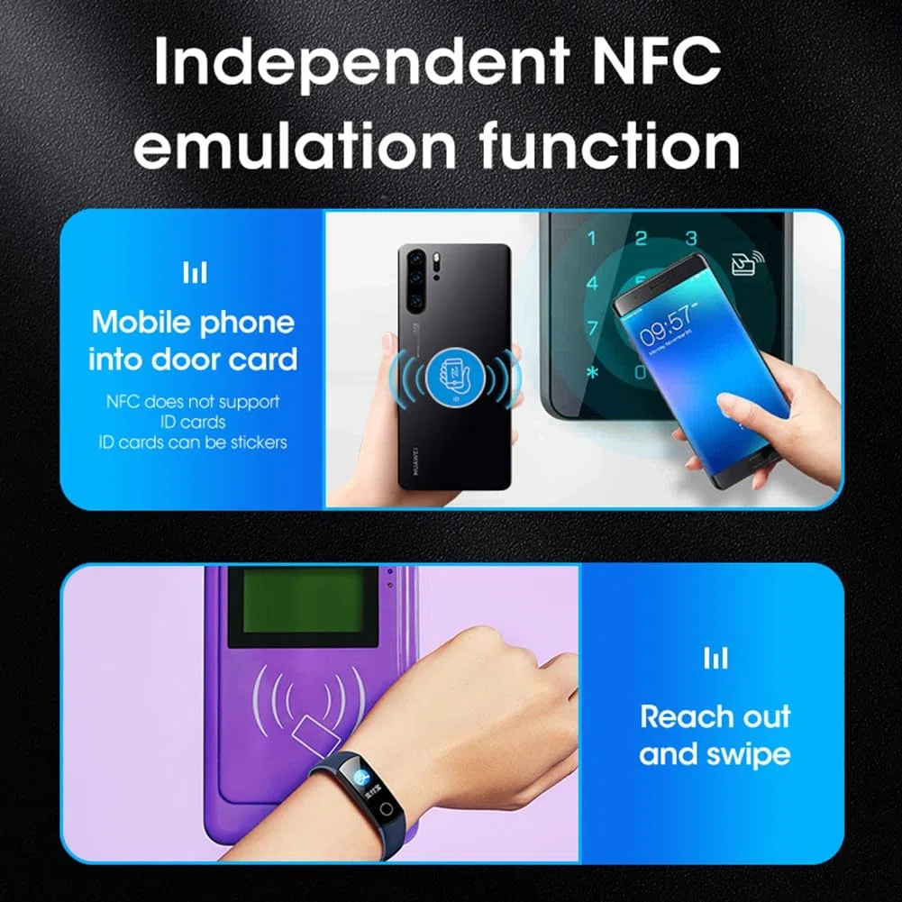 Joselin X100 RFID NFC Smart Card Reader Writer + 5xUID Schlüsselanhänger RFID Duplizierer ID IC Karte Programmierer Verschlüsselter Schlüssel Kopierer