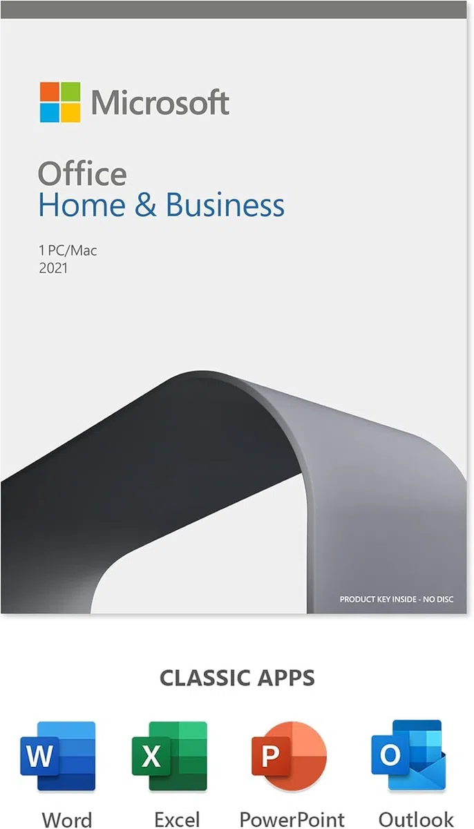 Office 2021 Home and Business - Alle klassischen Office-Anwendungen - Für 1 PC/Mac
