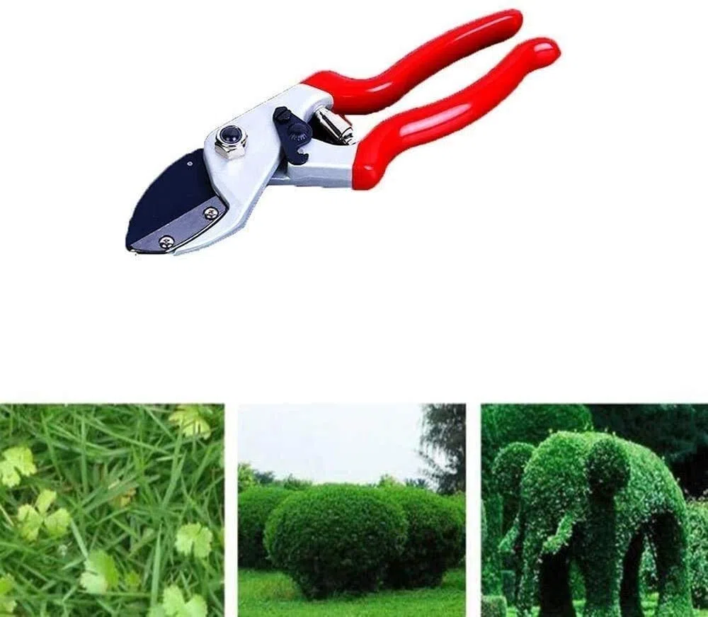 Gartenschere für die Gartenarbeit, schwere Gartenschere, Gartenschere – professionelle, fortschrittliche Gartenschere, Starke Federn, Schere für Jede Familie