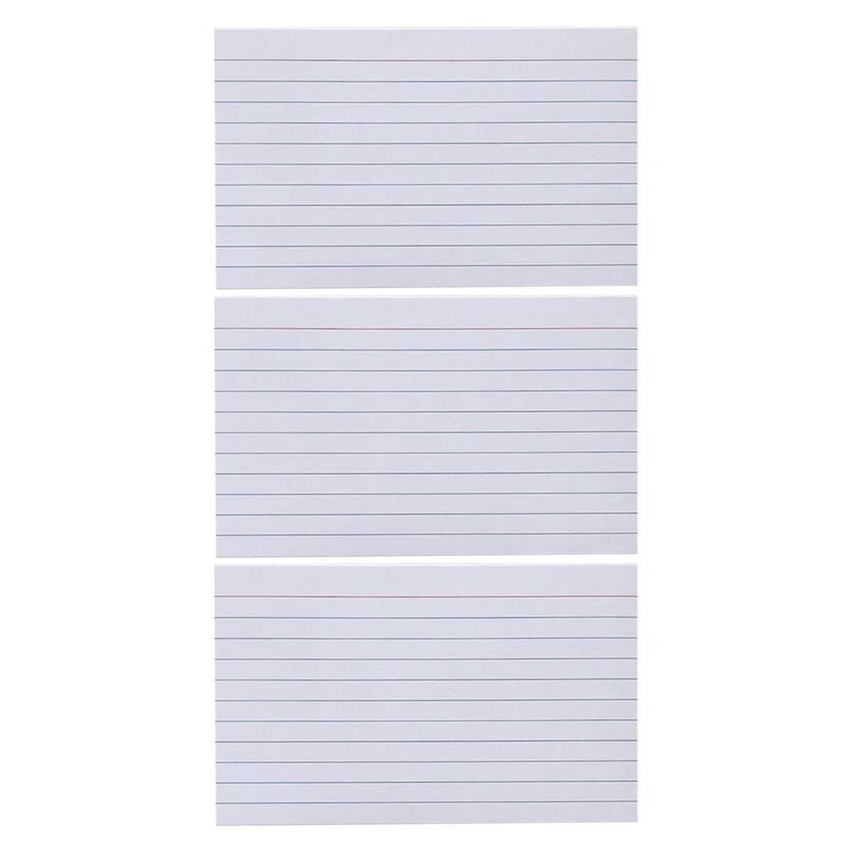 Linierte Karteikarten 600 Stück Weiß Papier Doppelseitig für Lernen | Schulanfang Deko, Glatte Schreibfläche, Präsentationen und Zuhause, Kompakte Notizkarten