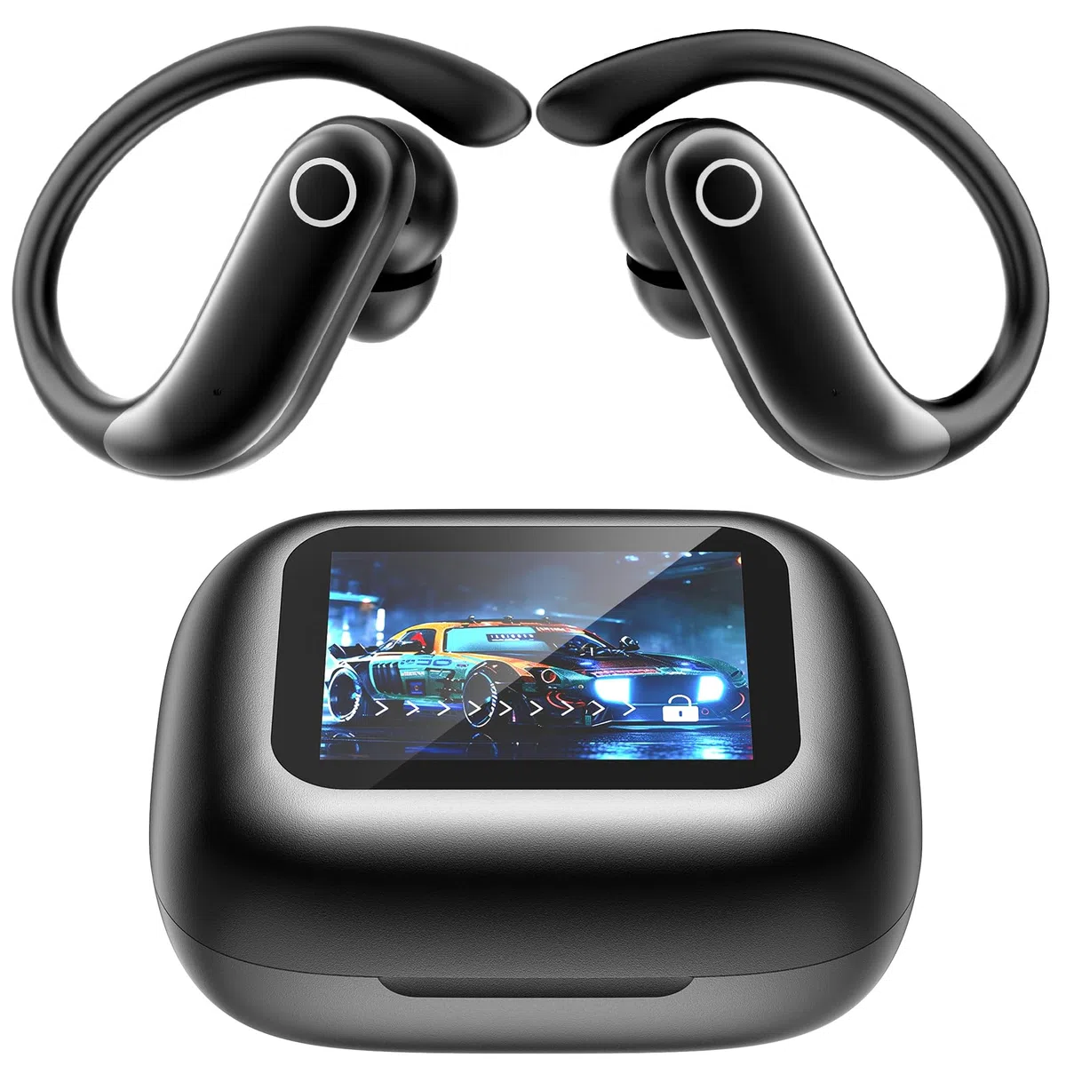 NE61 Übersetzer Kopfhörer mit Herzfrequenz und Blutsauerstoffmonitor, 3-in-1 übersetzungskopfhörer in echtzeit für 134 Sprachen mit App, Bluetooth 6.0, AI Kopfhörer Übersetzer mit 8 Modi für Business | Echtzeit-Übersetzung, Kabellos
