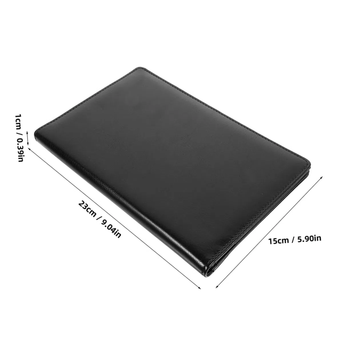 Magnetische Klemmbretter mit Clips Schwarz aus Pu A5 2 Stück | Wiederverwendbar, für Rechnungen und Menüs, Tragbar, Bürobedarf, Passende Halterung