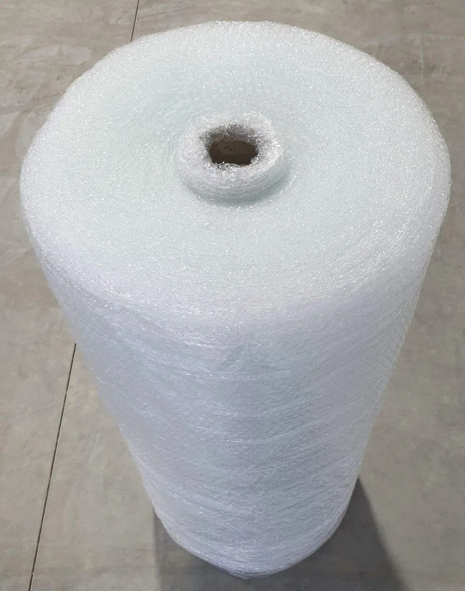 dieLUFTPOLSTERFOLIE Luftpolsterfolie 100cm x 100m Verpackungsfolie Luftpolster Rolle Blisterfolie Noppenfolie Polsterfolie Knallfolie Polstermaterial Transparent (1x 100cm x 100m + 1x Klebeband)