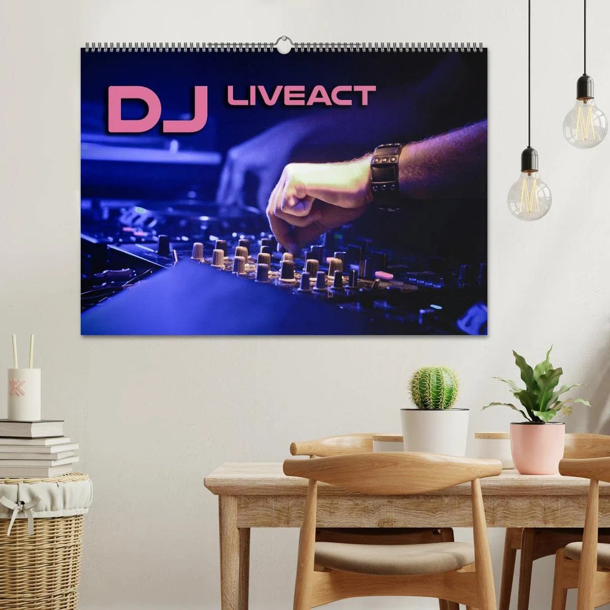 CALVENDO - DJ Liveact (Wandkalender 2027 DIN A2 quer), Monatskalender: Atmosphärische Aufnahmen von Dance Clubs, Festivals und DJ-Equipment