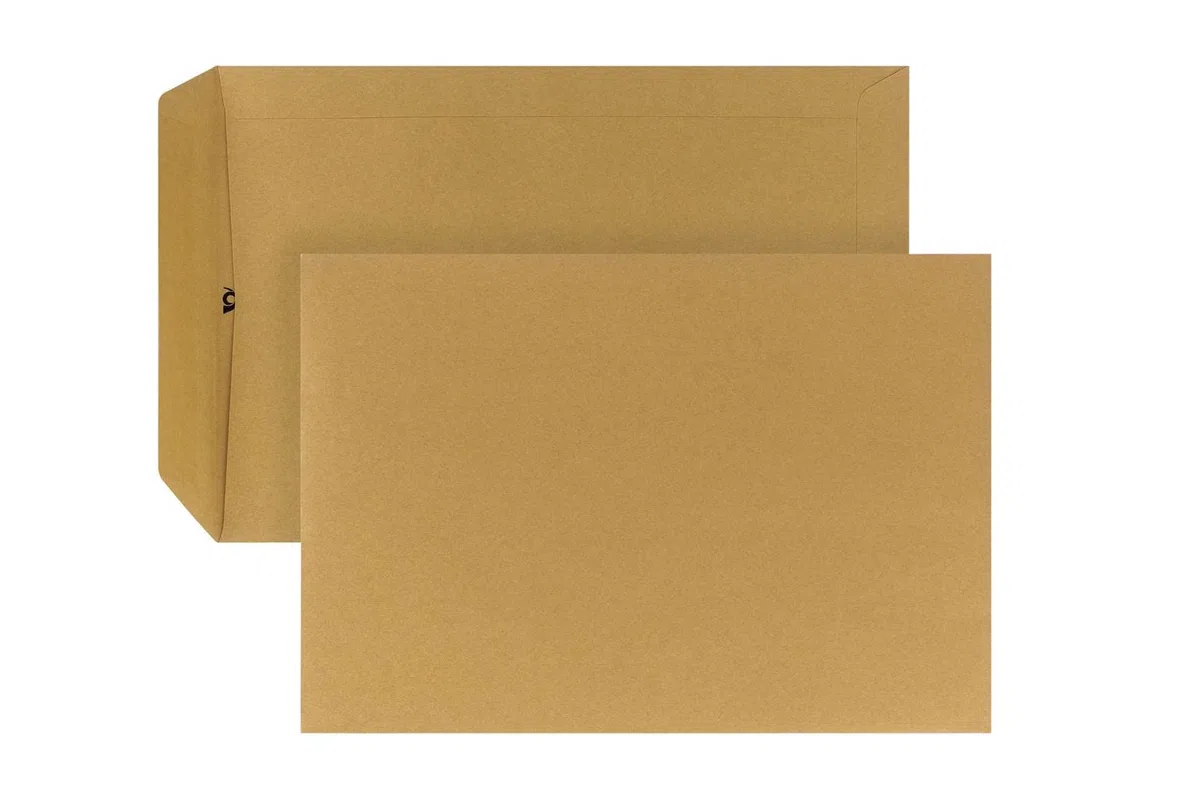 POSTHORN Versandtasche B5 (500 Stück) - Geschäftspost und Co. - 90g/m² | selbstklebende Versandtaschen ohne Fenster - braune für die tägliche Korrespondenz - 250 x 176 x1mm