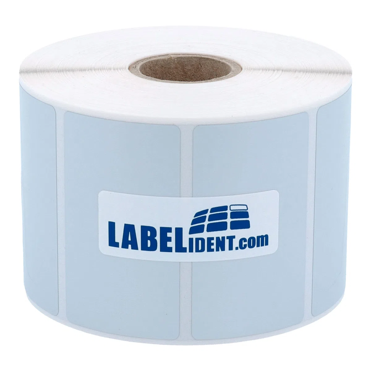 Labelident Polyester Thermotransfer Etiketten silber - 76,2 x 50,8 mm - 1.250 PET Etiketten aus wasserfester Polyesterfolie, selbstklebend auf Rolle