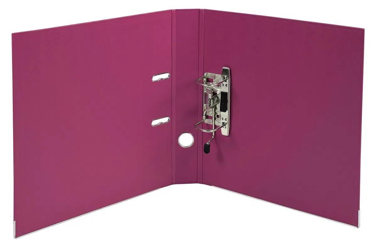 Exacompta 53147E 10er Pack Premium Kunststoff-Ordner Prem´Touch. 5 cm schmal DIN A4 MAXI Ringordner Aktenordner Briefordner Büroordner Plastikordner Schlitzordner fuchsia