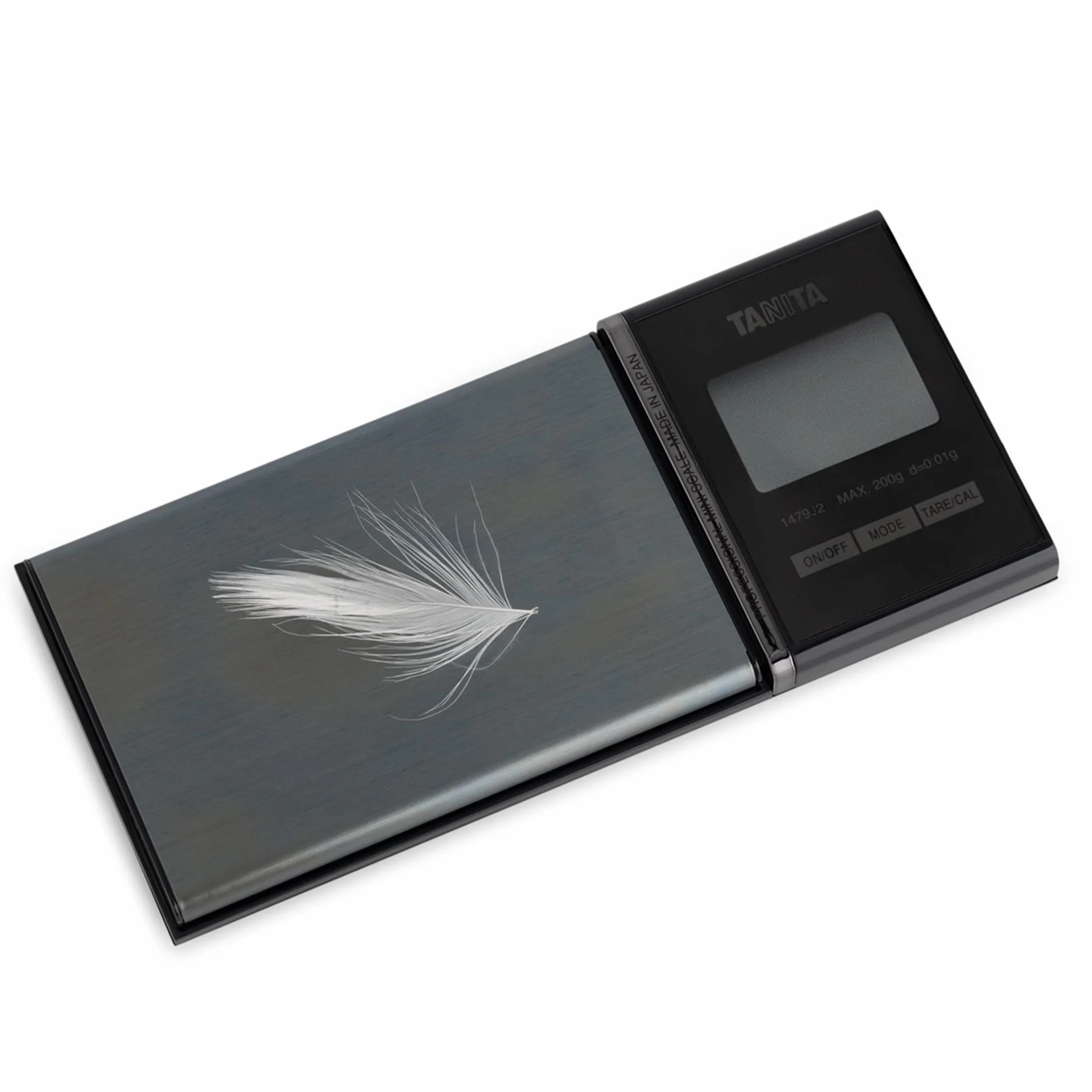 TANITA Professionelle Präzisionswaage für Schmuck und Münzen, Maximale Traglast: 200 g, Genauigkeit: 0,01 g, LCD Display, Schwarz, Inklusive Tasche