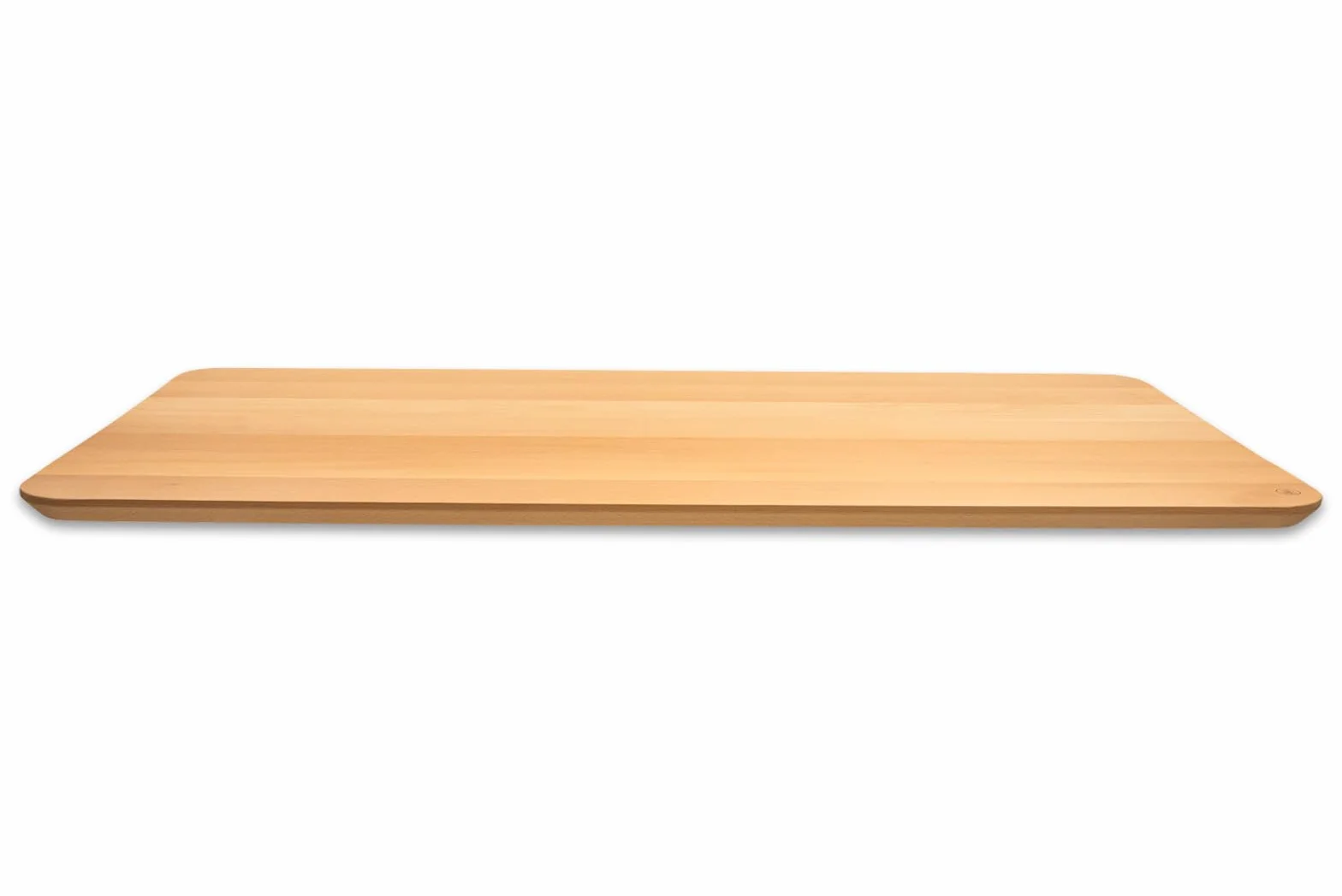 Tischplatte Schreibtischplatte Buche Massivholz Schweizer Kante (120 x 60 cm)