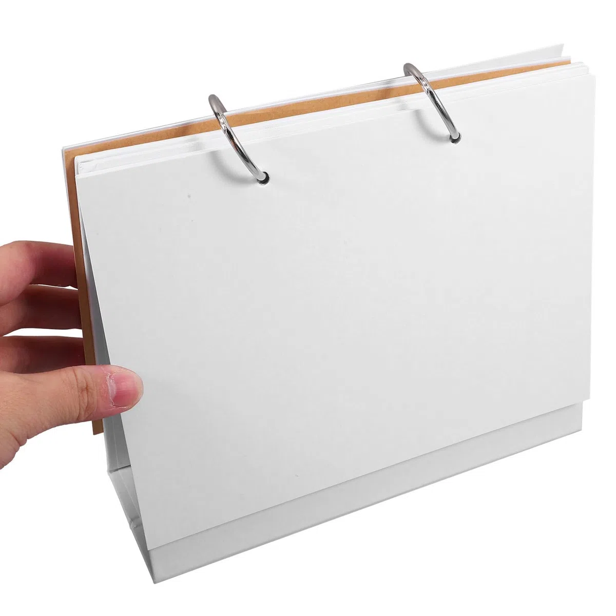 5er-sets Leerer Tischkalender Mit Losen Blättern Schreibtisch-flip-kalender Bürokalender Schreibtischkalender Wiederverwendbar