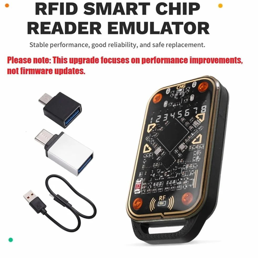 Chameleon Ultra V3.0 125Khz 13.56Mhz RFID Smart Card Emulator Leser ID IC NFC Tag Kopierer + 3XUID Schlüsselanhänger