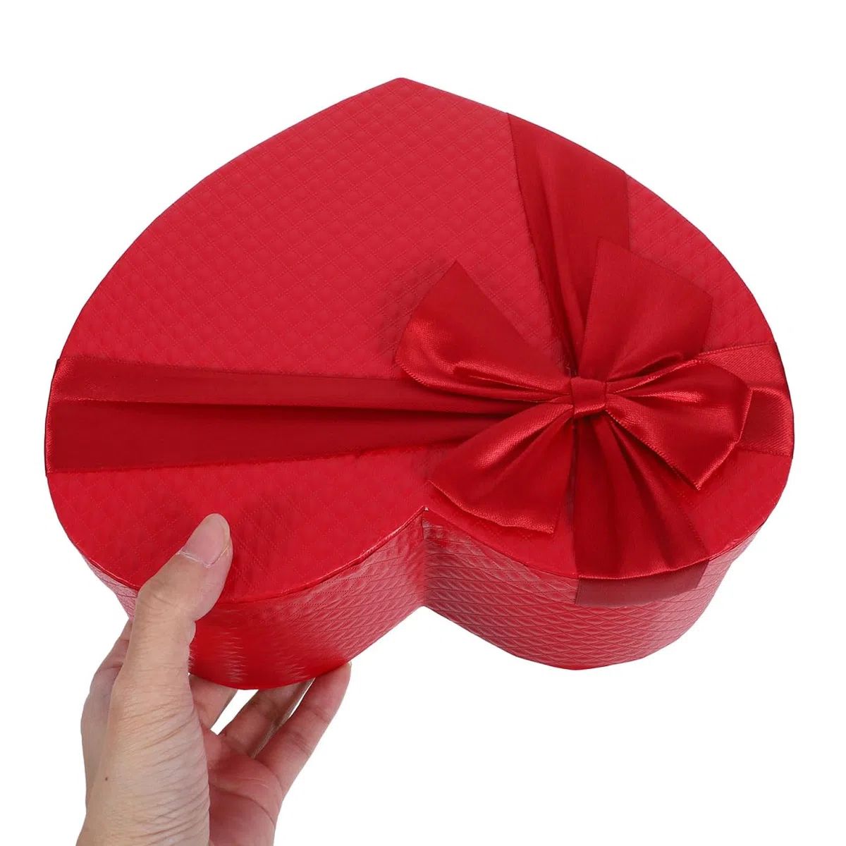 DEARMAMY Hochzeit Geschenkverpackung Box Herzform 9X7.9X3.5 Zoll Karton Süßigkeiten Aufbewahrung Behälter Für Blumenstrauß Arrangements Und Feiern