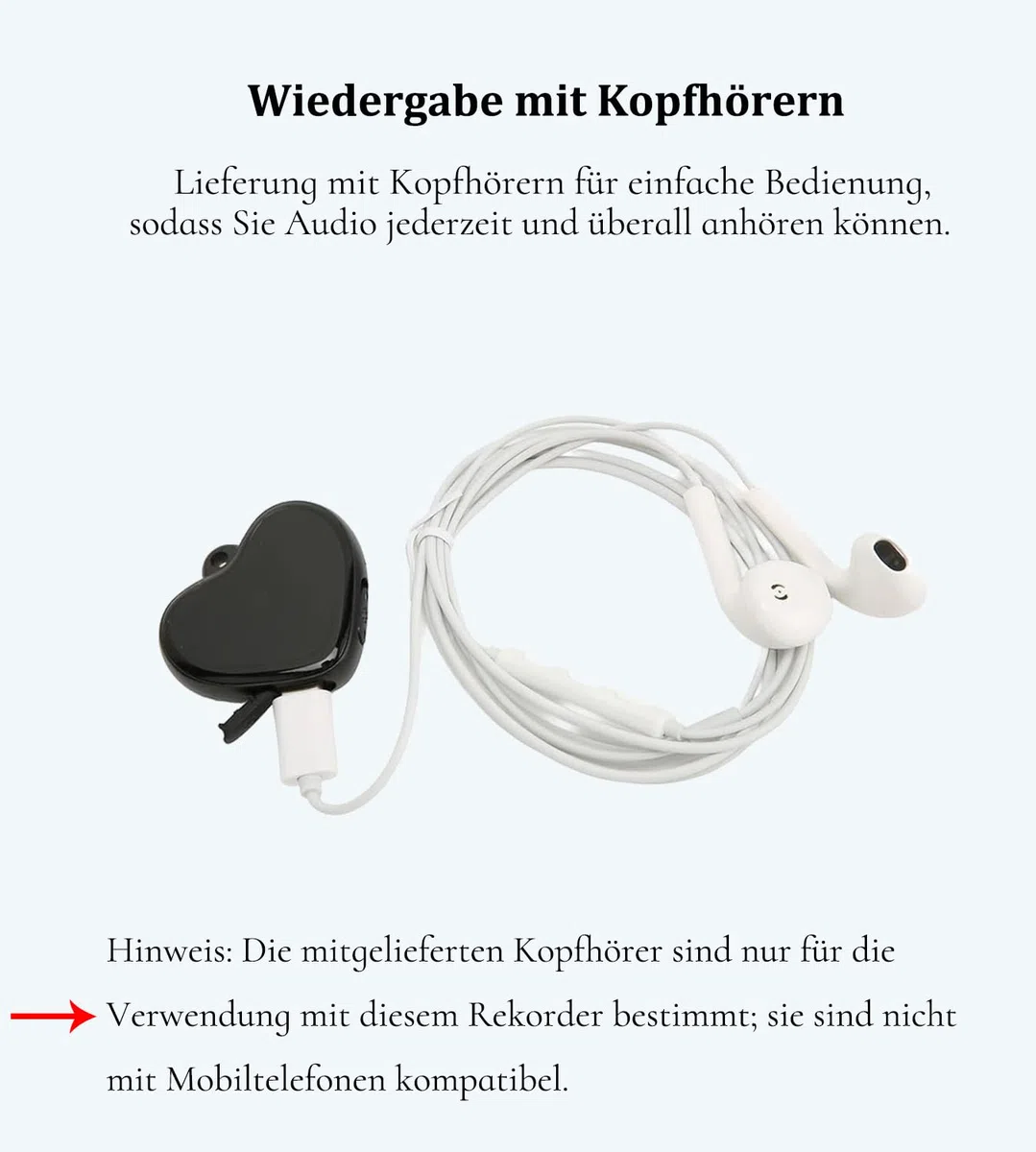 16G Mini abhörgerät Micro Diktiergerät mit Voice Activated Micro Halskette Recorder digital Voice Recorders für Vortrag Vorlesung Interview Meeting Lektion Kleine Aufnahmegerät …