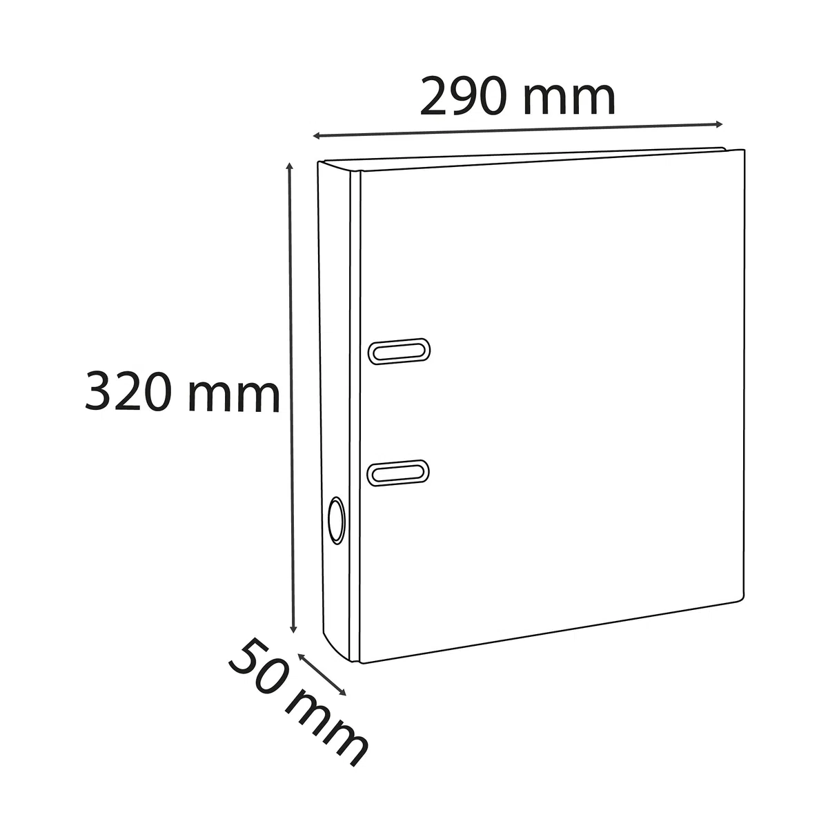 Exacompta 53505E 10er Pack Premium PVC-Ordner Prem´Touch Pastell. 5 cm schmal DIN A4 Ringordner Aktenordner Briefordner Büroordner Plastikordner Schlitzordner Pastelllachs