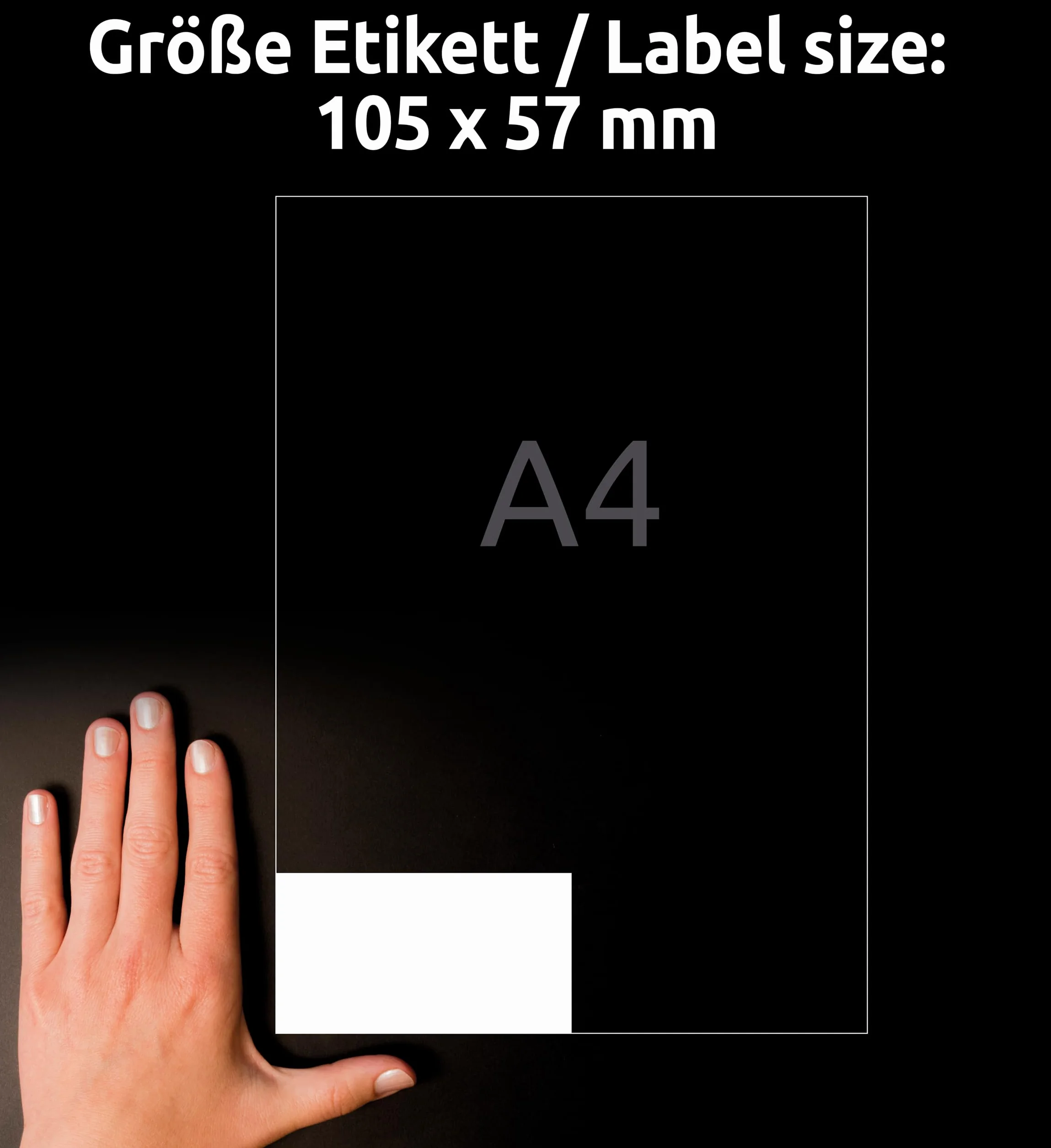 AVERY Zweckform 3425 Adressaufkleber (1.000 Klebeetiketten, 105x57mm auf A4, Papier matt, individuell bedruckbare Absenderetiketten, selbstklebende Adressetiketten mit ultragrip) 100 Blatt, weiß
